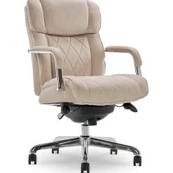 Ergonomic Chairs*La-Z-Boy Sutherland Ergonomic Fabric Swivel Computer and Desk Chair, (CHR10048D) Cream