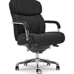 Ergonomic Chairs*La-Z-Boy Sutherland Ergonomic Faux Leather Swivel Computer and Desk Chair, (CHR10048A) Black
