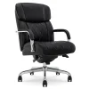 Office Chairs*La-Z-Boy Symphony Ergonomic Bonded Leather Swivel Executive Chair, Black and Chrome (CCHR10013D)