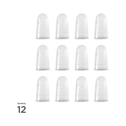Lee Large Fingertip, Clear, 12/Pack (41070)