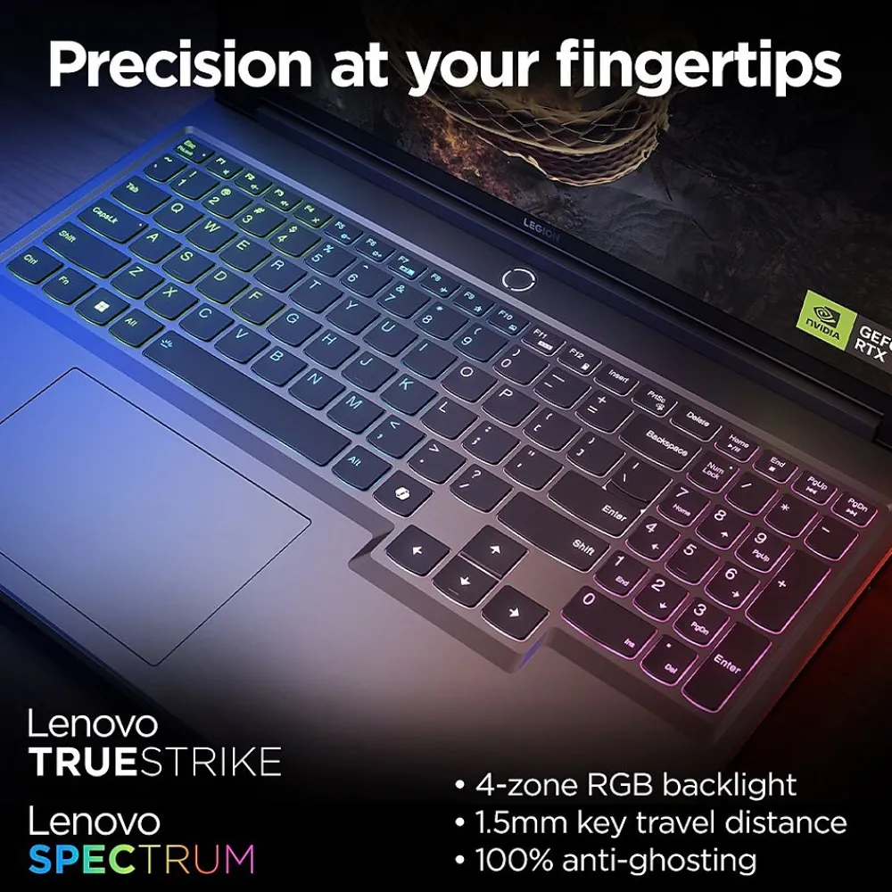 Clearance Lenovo Legion 5 16" QHD 165Hz Gaming Laptop, NVIDIA GeForce RTX 4050, Intel Core i7-14650HX, 16GB, 512GB SSD, Windows 11 Home