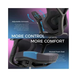 Gaming Chairs*Lenovo Legion Mesh Ergonomic Racing Gaming Chair, Dark Gray (52014DGRY)