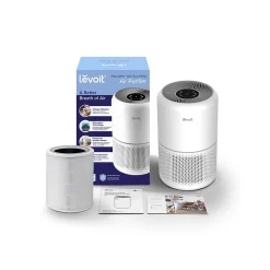 Levoit PlasmaPro 300 True HEPA Air Purifier, 3-Speed, White (HEAPAPLVNUS0093)