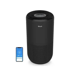 Levoit PlasmaPro 400S True HEPA Air Purifier, 4-Speed, Wi-Fi Enabled, Black (HEALVSUS0111Y)