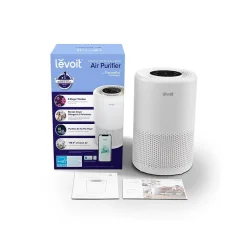 Levoit VeSync Core 200S True HEPA Smart Air Purifier, 3-Speed, Wi-Fi Enabled, White (HEAPAPLVSUS0078)