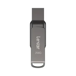 Best Lexar JumpDrive D400 Dual 256GB USB 3.1 Type-C Flash Drive, Gray (LJDD400256G-BNQNU)