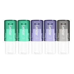Outlet Lexar JumpDrive 32GB USB 2.0 Flash Drive, Assorted Colors, 5/Pack (LJDS6032GB5)