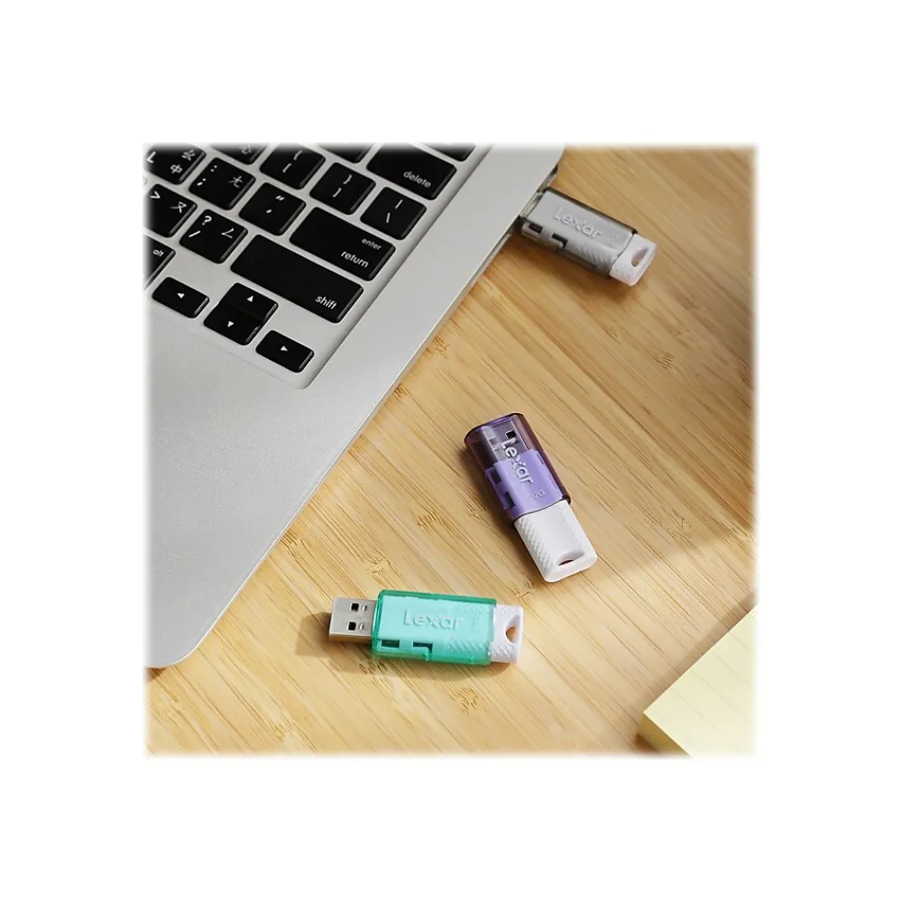 Outlet Lexar JumpDrive 32GB USB 2.0 Flash Drive, Assorted Colors, 5/Pack (LJDS6032GB5)