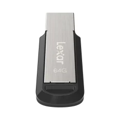 Clearance Lexar JumpDrive M400 64GB USB 3.0 Type-A Flash Drive, Silver/Black (LJDM400064G-BNBNU)