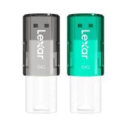 Outlet Lexar JumpDrive S60 64GB USB 2.0 Type A Flash Drive, Black/Teal (LJDS60-64GB2NNU)