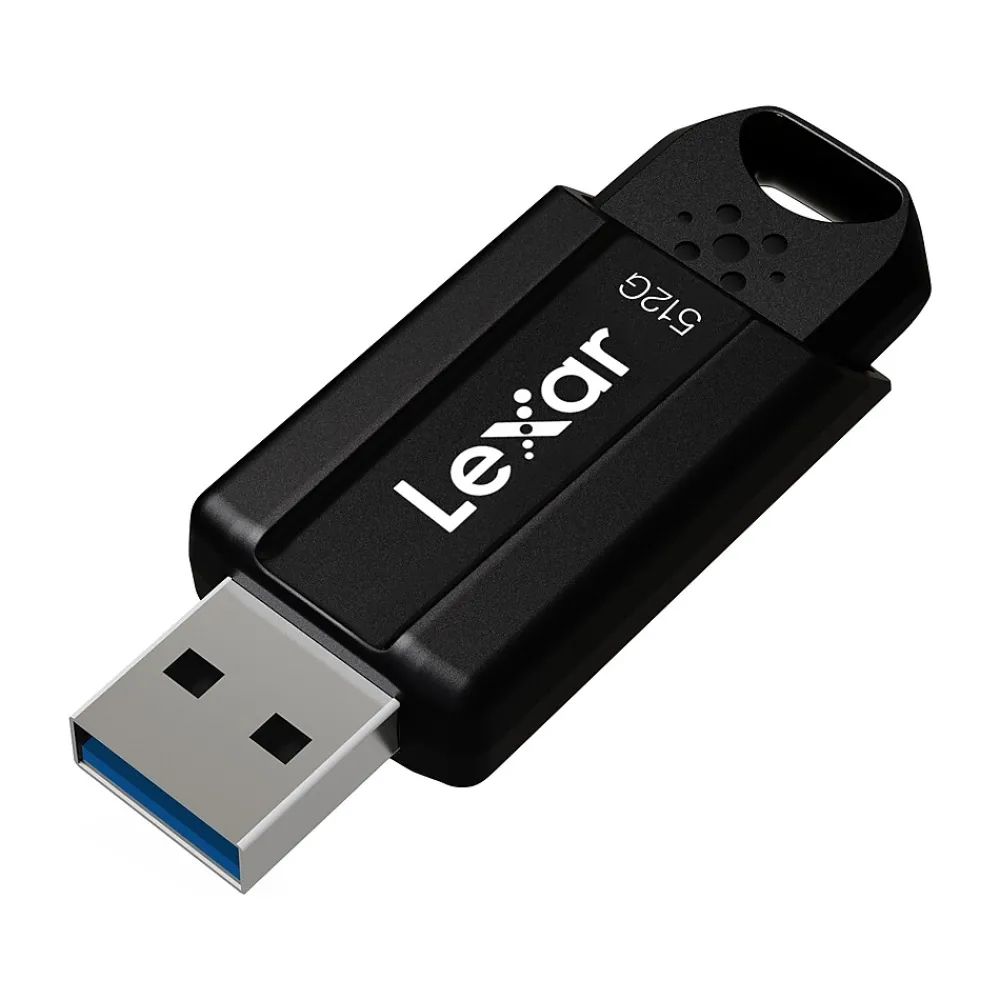 New Lexar JumpDrive S80 512GB USB 3.1 Type A Flash Drive, Black (LJDS80-512GBNU)