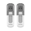 New Lexar JumpDrive V100 64GB USB 3.0 Flash Drive, Gray, 2/Pack (LJDV100-64GABNAC2)