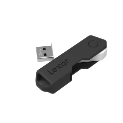 Sale Lexar Twist Turn2 32GB USB 2.0 Type A Flash Drive, Black (JDTT2-32GABNABK)