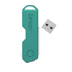 Clearance Lexar Twist Turn2 32GB USB 2.0 Type-A Flash Drive, Teal/Purple/Orange, 3/Pack (LJDTT2-32GABNA3)