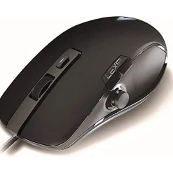 Discount Lexip Alpha Ergonomic Optical Gaming Mouse, Black (JVAPCM00446)