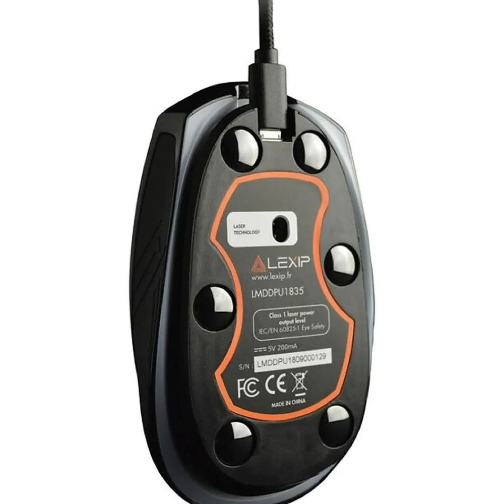 Outlet Lexip PU94 Laser Gaming Mouse, Black (JVAPCM00430)