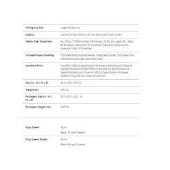 Lexmark MX826ade USB & Network Ready Black & White Laser All-In-One Printer (25B0610)