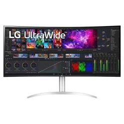 Best LG 39.7" Curved 4K Ultra HD LED Monitor (40BP95C-W)