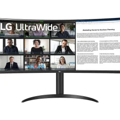 Best LG UltraWide 34" Curved 100 Hz LCD Monitor, Black (34BR55QC-B)