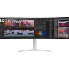 Outlet LG UltraWide 49" Curved Nano IPS Monitor, Black Glossy/Silver Texture (49BQ95C-W)