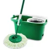Tornado Microfiber Spin Mop & Bucket, Green/White (1283001)<Libman Clearance
