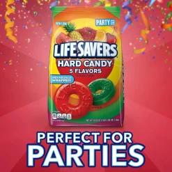 LifeSavers Life Savers 5 Flavors Hard Candy, Party Size, 50 oz., 376 Pieces (WMW28098)