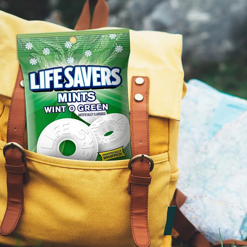 LifeSavers Life Savers Wint O Green Mints Candy Bag, 6.25 oz (NFG885041)