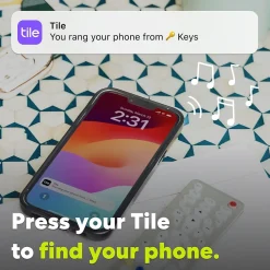 Life360 Tile Mate Slim Bluetooth Tracker, White (RE-60021)<Tile by Life360 Discount