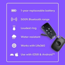 Life360 Tile Pro Bluetooth Tracker, Black (RE-61011)<Tile by Life360 Hot