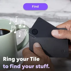 Life360 Tile Slim Bluetooth Tracker, Black (RE-62011)<Tile by Life360 Sale