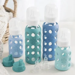 Lifefactory Baby Water Bottle, Assorted Colors, 9 oz. (LF120406C4)