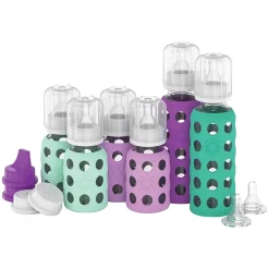 Lifefactory Baby Water Bottle, Assorted Colors, 9 oz. (LF120407C4)