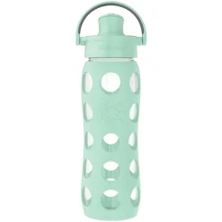 Lifefactory Glass Water Bottle, 22 oz., Mint (LIFLG4321MMI4)