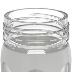 Lifefactory Glass Water Bottle, 22 oz., Cool Gray (LIFLG4321MCG4)