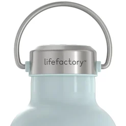 Lifefactory Stainless Steel Double Wall Insulated Water Bottle, 32 oz., Mint (LIFLS365MMI4)