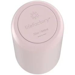 Lifefactory Stainless Steel Double Wall Insulated Water Bottle, 32 oz., Desert Rose (LIFLS365MDR4)