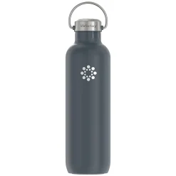 Lifefactory Stainless Steel Double Wall Insulated Water Bottle, 32 oz., Carbon (LIFLS365MCN4)