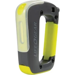 Life+Gear 250-Lumen USB-Rechargeable Clip-Light Flashlight, Black (41-3932)