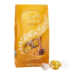 Lindt Lindor Truffle Caramel Milk Chocolate Truffles, 5.1 oz., 3 (301-01024)