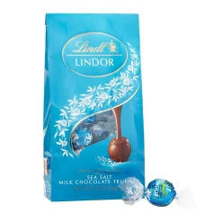Lindt Lindor Truffle Sea Salt Milk Chocolate Truffles, 5.1 oz., 3/Pack (301-01012)
