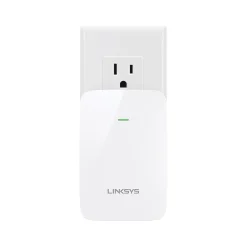 Clearance Linksys Dual Band Wireless Extender, 2.4/5GHz, White (RE6350)