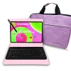 12 OCTA CORE 8GB RAM 256GB STORAGE Android 14 BUNDLE with PINK KEYBOARD CASE and TABLET BRIEFCASE<Linsay New