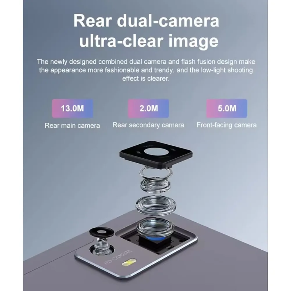 12" Octa Core Tablet, 8GB RAM, 256GB Storage, Android 14, Bundled with Red Style Keyboard<Linsay Online