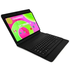12" Octa Core Tablet, 8GB RAM, 256GB Storage, Android 14 Bundled with Black Keyboard, Tablet, Briefcase and Stylus Pen<Linsay