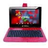 F10 Series 10.1" Tablet, WiFi, 2GB RAM, 64GB , Android 13, Black w/Red Crocodile Keyboard (F10XIPSBKCOREDW)<Linsay