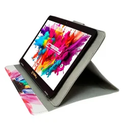 Octa Core 10.1" Tablet, 4GB RAM, 128GB Storage, Android 13, Bundled with Rainbow Marble Case and Stylus Pen<Linsay Online