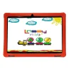 Octa Core 10.1" Tablet, 4GB RAM, 128GB Storage, Android 13, Bundled with Red Kids Case<Linsay Online