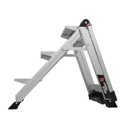 Little Giant Ladders Jumbo Step Aluminum Step Ladder, 375 lb Capacity (11903)