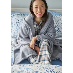 Cozy Chenille Wearable Throw, Shadow Blue (1000248698)<L.L.Bean Outlet