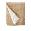 Wicked Plush Sherpa Throw, Large, Camel Brown (1000152953)<L.L.Bean Clearance